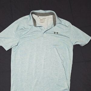Under Armour Men's Light Blue Polo Shirt